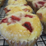 Strawberries and Cream Muffins