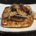 Tofu Steak with Mushroom Sauce