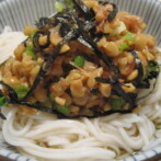 Natto (Fermented Soybeans) with Somen Noodles