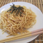 Karashi Mentaiko Spaghetti (Spicy Cod Roe Pasta)