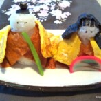 Hina Ningyo Sushi (Dolls Made of Rice) and Hinamatsuri 2012 (Japanese Girls Day)