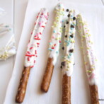 Candied Pretzel Rods