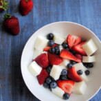 Happy 4th of July! Berry & Almond Jello Dessert