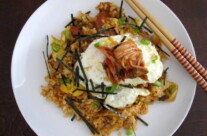 Kimchi Fried Brown Rice