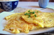 My Great Grandmothers Egg Foo Young with Shrimp
