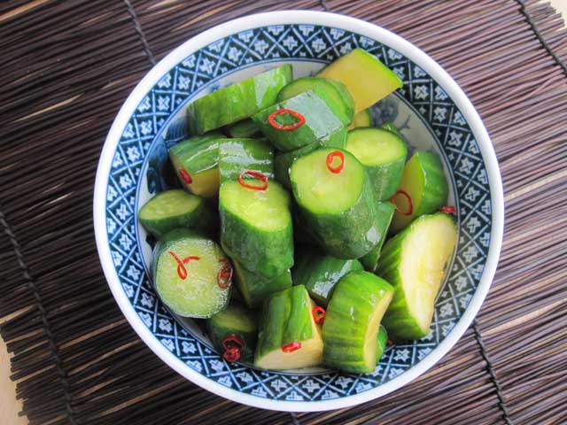 Chyuka Kyuri Tsukemono | Chinese Style Pickled Cucumber