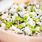 Edamame Gohan (Brown Rice with Soy Beans, Nametake, Wakame)