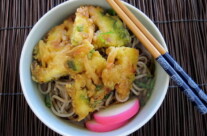 My Moms Easy Soba Broth & Kakiage (Vegetable, Shrimp) Tempura Soba
