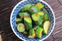 Chyuka Kyuri Tsukemono (Chinese Style Pickled Cucumber)