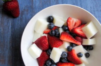 Happy 4th of July! Berry & Almond Jello Dessert