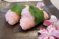 Sakura Mochi (Sweet Rice) & Hinamatsuri (Japanese Girls Day) 2010