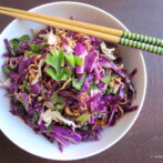 Red Cabbage Ramen Noodle Salad