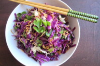 Red Cabbage Ramen Noodle Salad