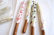 Candied Pretzel Rods