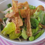 Chinese Chicken Salad with Edamame & Homemade Dressing