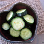 My Moms Salted Japanese Cucumbers with Shichimi (chili pepper)