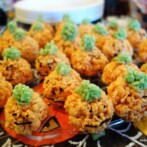 Happy Halloween! Pumpkin Rice Krispie Treats