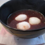 INSTANT Shiratama Zenzai (Japanese Sweet Red Bean Soup with Mini Mochi Pillows)