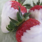 White Chocolate Dipped Strawberries