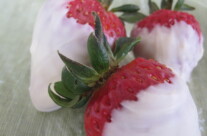 White Chocolate Dipped Strawberries