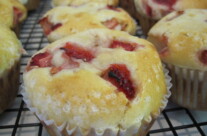 Strawberries and Cream Muffins