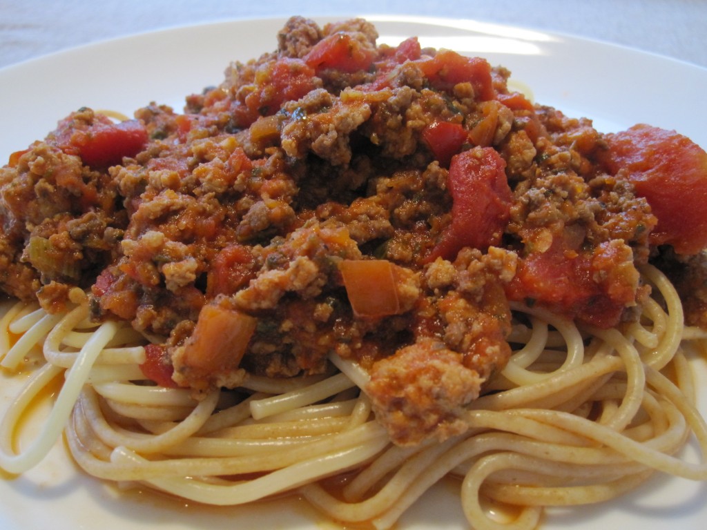 Spaghetti with Meat Sauce | Bebe Love Okazu